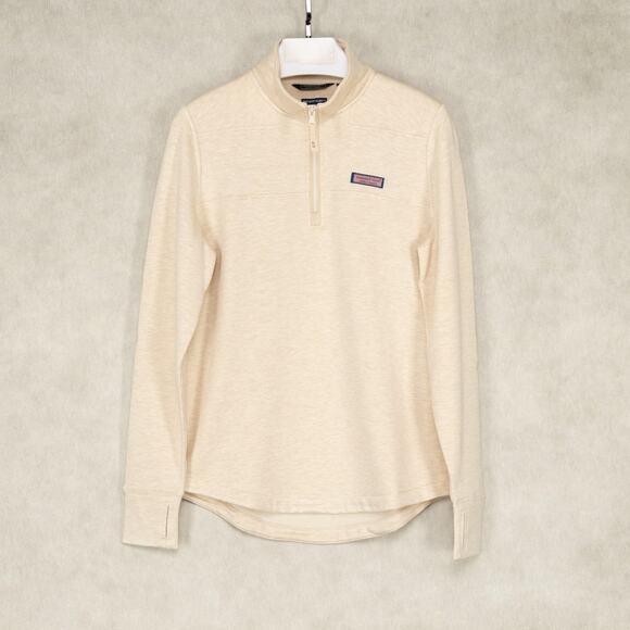 Vineyard Vines Tops - Vineyard Vines Women Dreamcloth Relaxed Shep Shirt Oatmeal Heather Size M